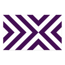 Purple and White Chevrons posters