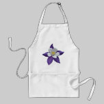 Purple and White Flower aprons