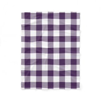 Purple and White Gingham Pattern