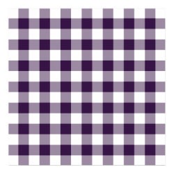 Purple and White Gingham Pattern