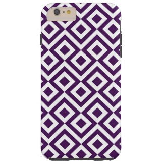 Purple and White Meander iPhone 6 Plus Tough Case Tough iPhone 6 Plus Case