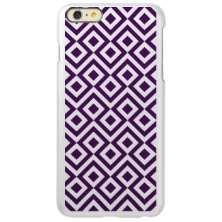 Purple and White Meander Incipio Feather® Shine iPhone 6 Plus Case
