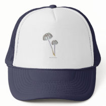 Purple and White Mushrooms Hat