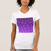 Purple and White Stars, Pattern. Shirts