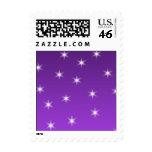Purple and White Stars, Pattern. Stamps