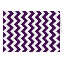 Purple and White Zigzag cards