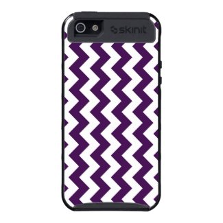 Purple and White Zigzag