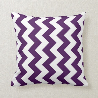 Purple and White Zigzag