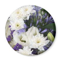 Purple and Whites magnets