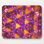 purple and yellow abstract mousepads