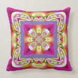 Purple and Yellow Flower American MoJo Pillow