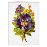 Purple and Yellow Flowers Customizable Card