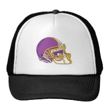 purple and yellow gold football helmet vector desi mesh hat