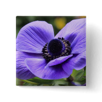 Purple Anemone Pin