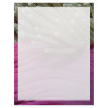 Purple anemone letterhead design