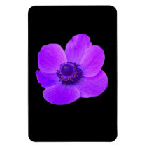 Purple Anemone Premium Magnet