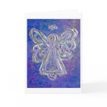 Purple Angel Greeting Card