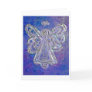Purple Angel Greeting Card