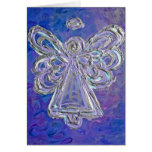 Purple Angel Greeting Card or Note Cards
