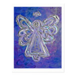 Purple Angel Postcard