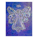 Purple Angel Poster Print