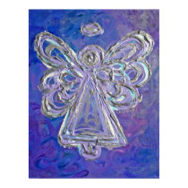 Purple Angel Poster Print