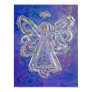 Purple Angel Poster Print