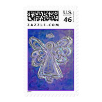 Purple Angel Stamp