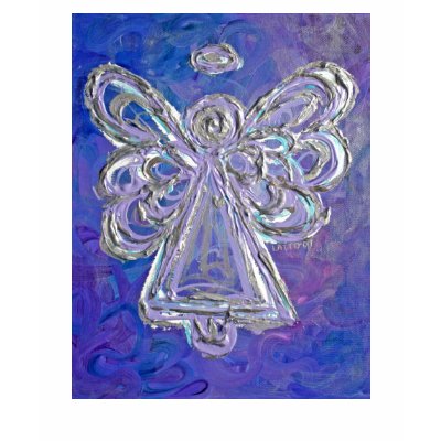 Purple Angel T-shirt by donnabellasangels