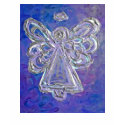 Purple Angel T-shirt by donnabellasangels Purple Angel T-shirt
