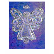 Purple Angel T-shirt by donnabellasangels Purple Angel T-shirt
