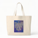 Purple Angel Tote Bag by donnabellasangels Purple Angel Tote Bag
