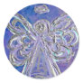 Purple Angel Wings Stickers