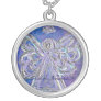 Purple Angel with Personal Name Option Necklaces