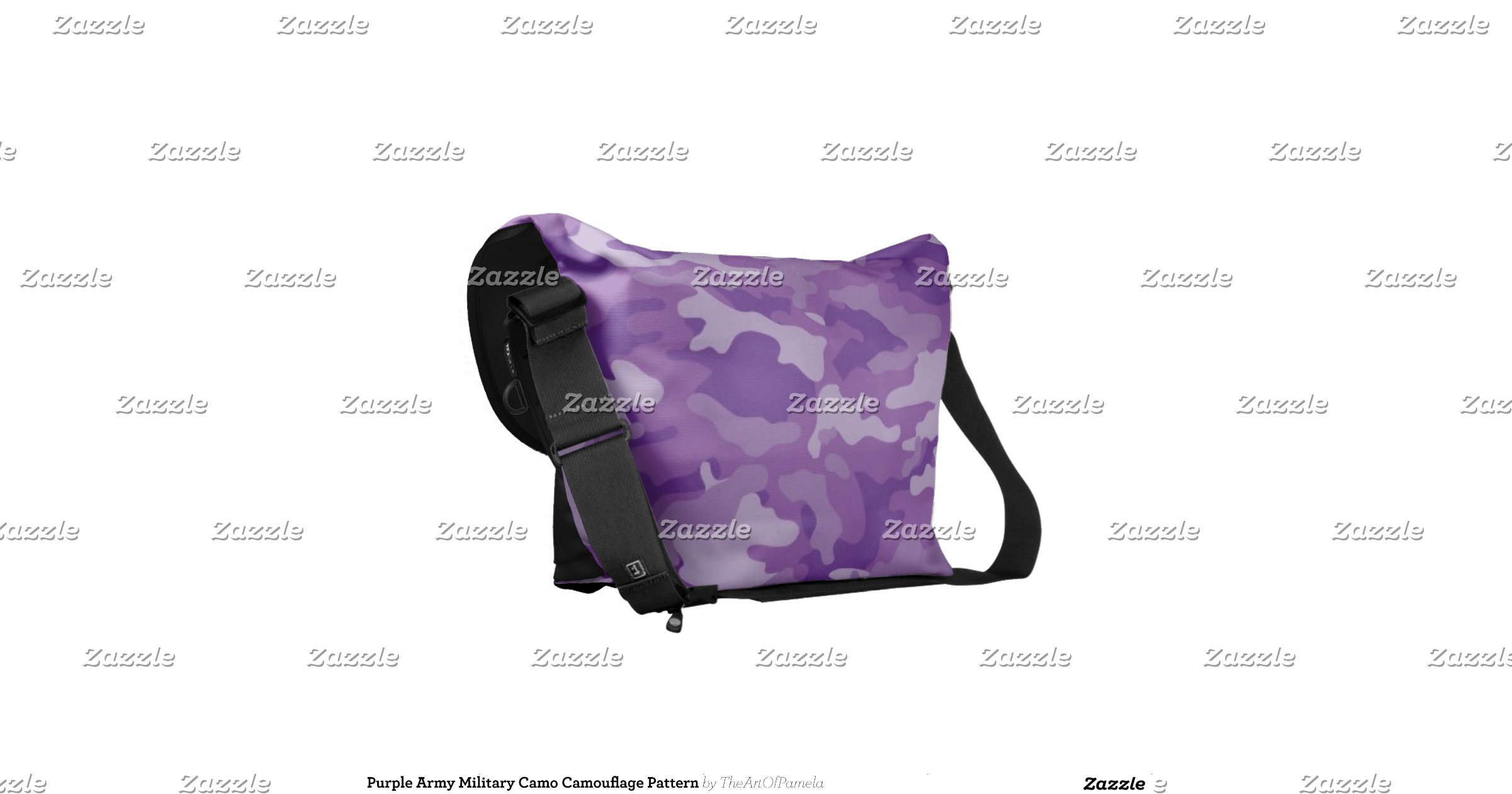 Purple Army Military Camo Camouflage Pattern Messenger Bag | Zazzle