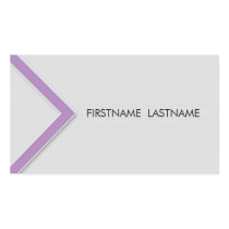 Purple Arrow Personal Networking Business Cards