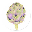 Purple Artichoke Sticker