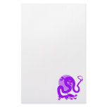Purple Asian Dragon Stationery Paper