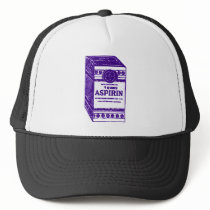 Purple Aspirin hats