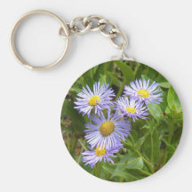 Purple Aster Keychain