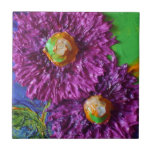 Purple Asters Tile