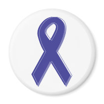 Purple Awareness Ribbon Magnet