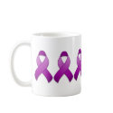 Purple Awareness Ribbon Mug by jamieco Purple Awareness Ribbon Mug