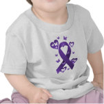 Purple Awareness Ribbon T-shirt