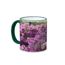Purple Azaleas Flowers Coffee Mug