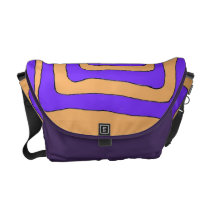 Purple Aztec Messenger Bag