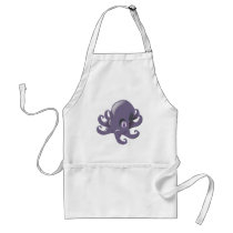 Purple Baby Octopus Apron
