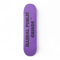purple_background, Illegal Public Grinds, TM skateboards