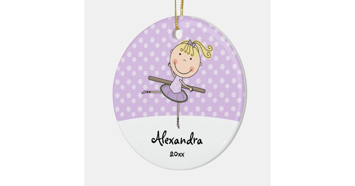 purple ballerina snowflakes personalized christmas ceramic purple ballerina snowflakes personalized christmas ceramic