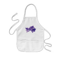 Purple Balloon Flowers Aprons